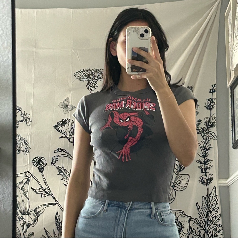 Spiderman crop top